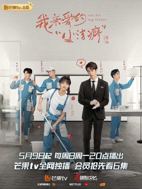我亲爱的“小洁癖”越南语版海报