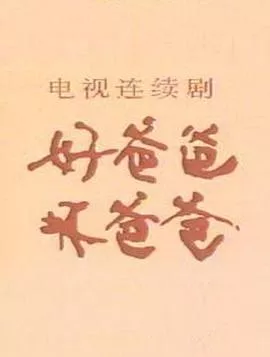 好爸爸，坏爸爸海报