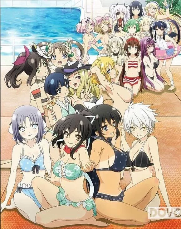 闪乱神乐少女们的选择满是泳装的前夜祭海报