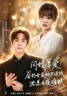 闪婚厚爱合约女友她只谈钱，沈总日夜难眠海报